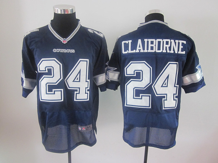Dallas Cowboys 24 Cornerback Claiborne Nike blue NFL NFL Elite Jersey